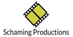 Schaming Productions logo